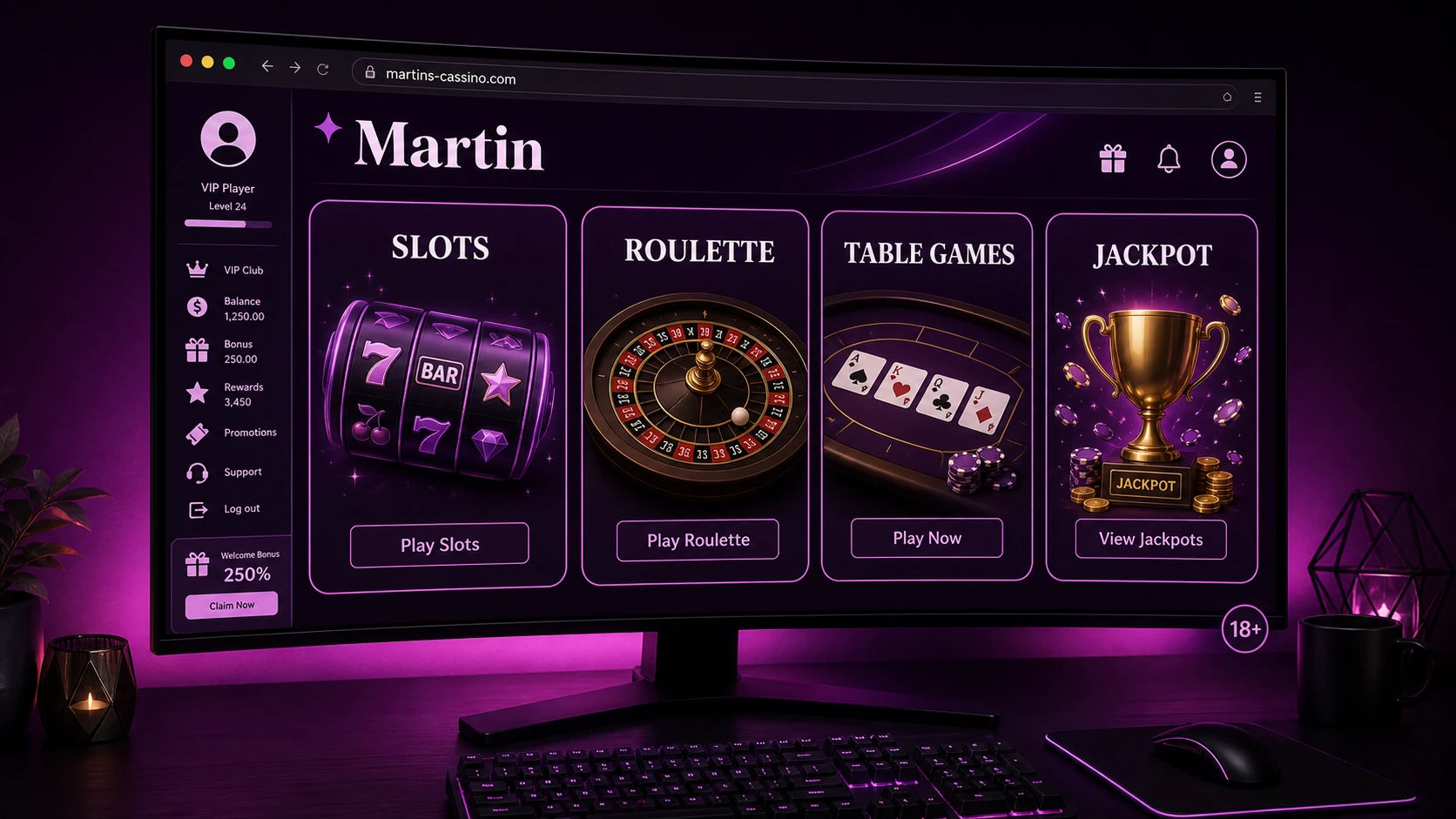 Was bietet Martin Casino?
